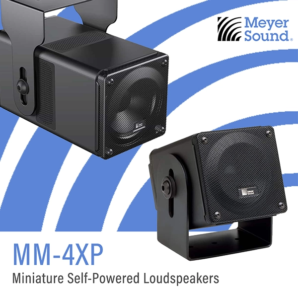 MM4XP miniature loudspeaker is a self-powered loudspeaker
